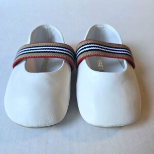 Burberry Kids Shoes with Striped Strap Size 19